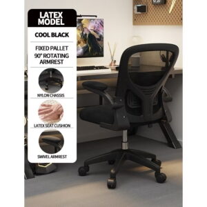 Gaming Chair Home Office Chair Ergonomic Chair Adjustable Back Support Headrest Arms Chair - Image 7