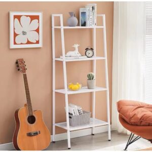 Trapezoid Bookshelf – Multipurpose Flower Shelf & Storage Rack for Living Room, Bedroom, or Office - Image 1
