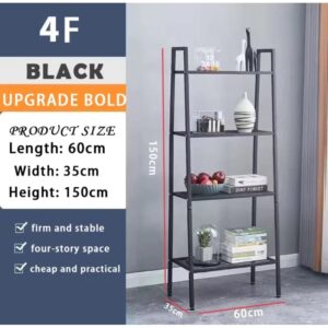 Trapezoid Bookshelf – Multipurpose Flower Shelf & Storage Rack for Living Room, Bedroom, or Office - Image 3