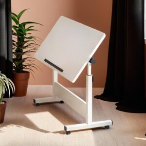 Foldable Study Table with Wheels - Image 1