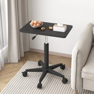 Small table With Sliding Wheels Standing Table / Bedside Table/ Computer Desk - Image 2