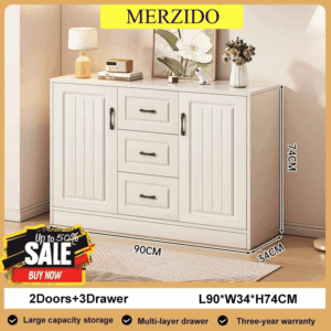 Nordic Large Capacity Drawer Cabinet- Bedside/Room - Image 1